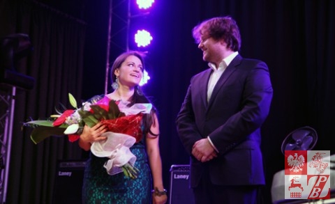 Ewelina Saszenko i jej akompaniator Paulus Zdanavičius