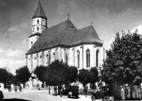 Fara Witoldowa jako kościół garnizonowy, lata 30. XX wieku, fot.: wikipedia.org