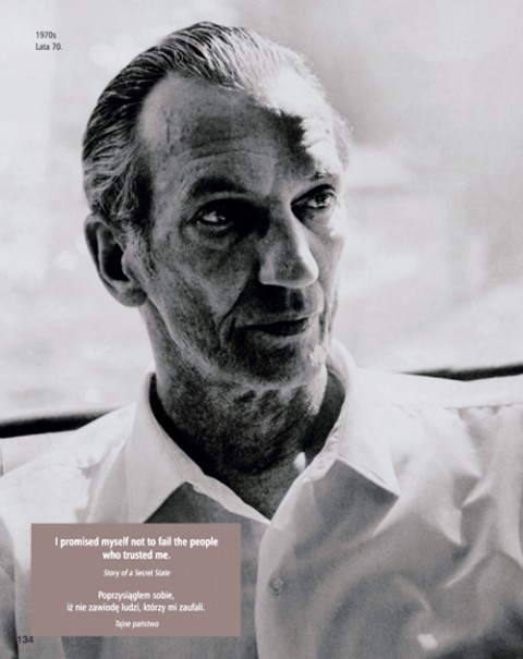 Jan Karski, lata 70., źródło: Maciej Sadowski "Jan Karski. Fotobiografia", Wydawnictwo VEDA, 2014