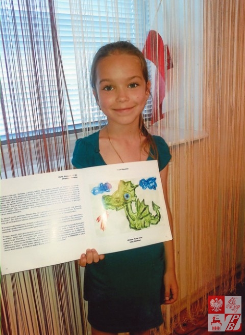 Ośmioletnia laureatka konkursu z Lidy Wioletta Piuta