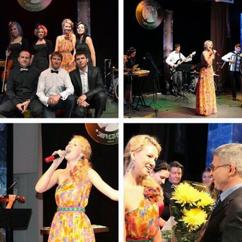 Migawki z występu Julii Skurko podczas koncertu galowego III Festiwalu Piosenki Anny German 'Eurydyka"