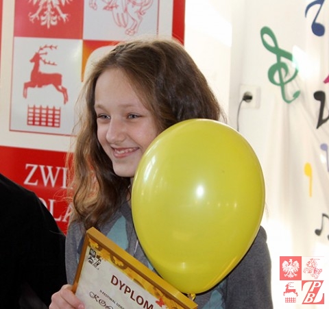 Zofia Borel, zdobywczyni Grand Prix "Kolorowych Nutek 2014"
