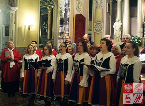 Podczas występu polskich artystów z Mińska w sokólskim kościele św. Antoniego Padewskiego
