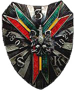 Odznaka 3. Pułku Strzelców Konnych, fot.: Wikipedia