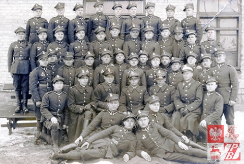 Szwadron Kawalerii 1. Dywizji Piechoty im. Marszałka Józefa Piłsudskiego przed wybuchem wojny. Zdjęcie pamiątkowe