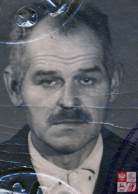Kazimierz Sacharczuk po wojnie, zdjęcie z sowieckiego paszportu