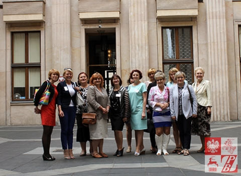 Delegacja nauczycieli języka polskiego z Białorusi