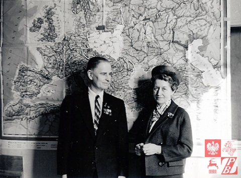 24 marca 1963 r. Vancouver (Kanada). Narcyz Łopianowski z żoną Ireną