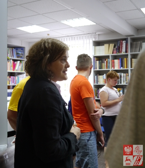 W Instytucie Polskim w Mińsku pielgrzymów przywitała dyrektor placówki Urszula Doroszewska