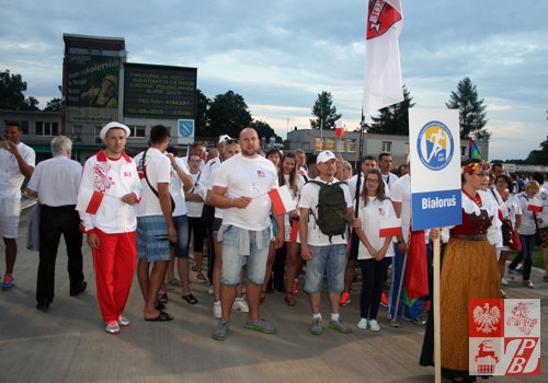 Reprezentanci ZPB podczas otwarcia Igrzysk