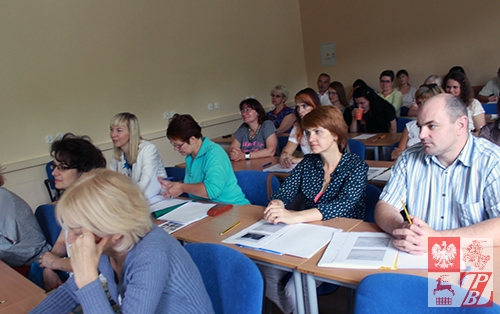 Nauczyciele z Białorusi podczas zajęć