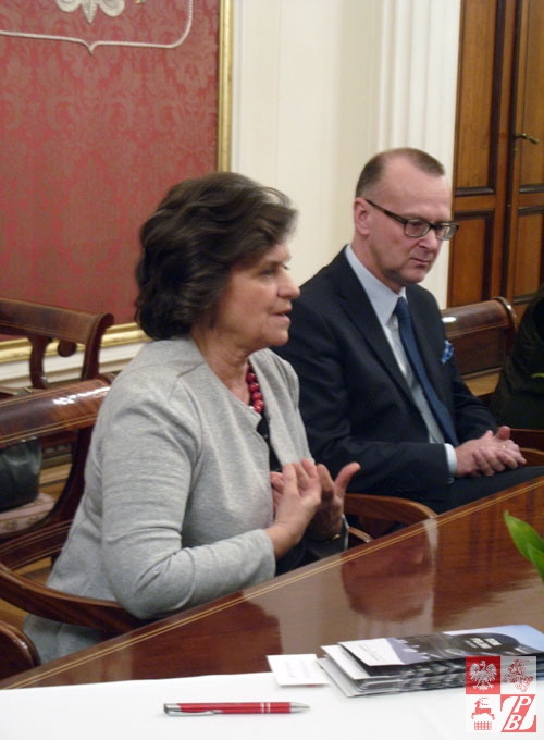 Poseł na Sejm RP i Dariusz Piotr Bonisławski,gospodarz konferencji