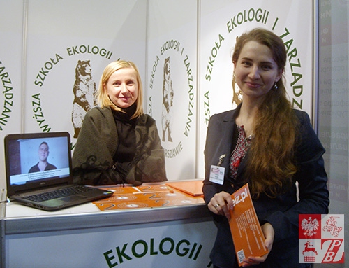 Irena Łapanowska i Natalia Sokołowa reprezentowały Wyższą Szkołę Ekologii i Zarządzania w Warszawie