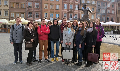 Podczas zwiedzania Warszawy
