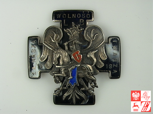 Odznaka oficerska Dywizji Litewsko-Białoruskiej, którą dowodził gen. Stanisław Bułak-Bałachowicz