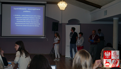 Konkursowy projekt społeczny prezentuje młodzież z Mińska